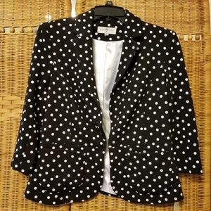 Kate Rosy Polka Dot 3/4 Sleeve Jacket